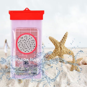 AT summer beach case carton design phone waterproof case